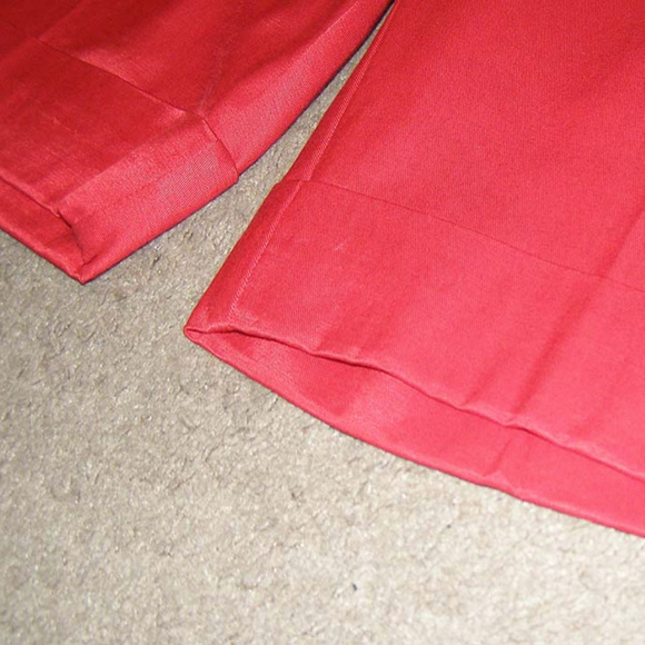 NEW Bright Red MOTIVI Dressy Shorts size 6 Cuffed - Picture 7 of 7